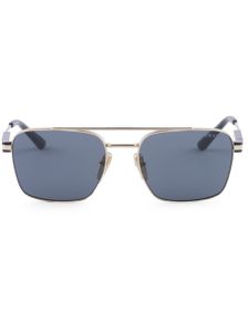 Prada Eyewear lunettes de soleil à monture rectangulaire - Argent