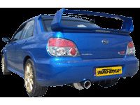 InoxCar uitlaat passend voor Subaru Impreza 4WD 2.5 STi (230pk) 2006- 102mm met CE IXSUIM15102