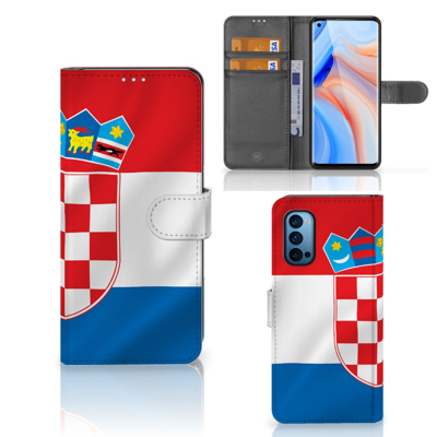 OPPO Reno 4 Pro 5G Bookstyle Case Kroatië