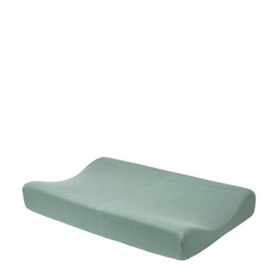 Meyco aankleedkussenhoes Basic jersey stone green Meyco aankleedkussenhoes Basic jersey stone green