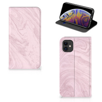 Apple iPhone 11 Standcase Marble Pink - Origineel Cadeau Vriendin - thumbnail