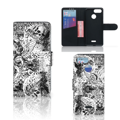Telefoonhoesje met Naam Xiaomi Redmi 6 Skulls Angel