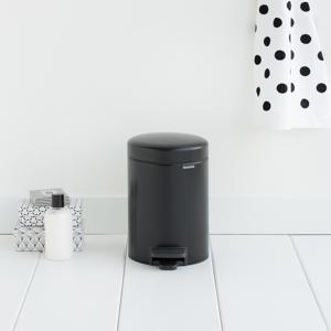 Brabantia newIcon pedaalemmer 3 liter met kunststof binnenemmer - Matt Black