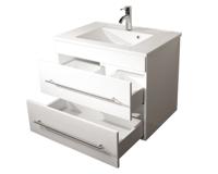 Saniclear Flora wastafelmeubel 75cm hoogglans wit