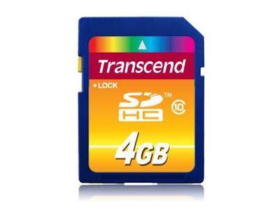 Transcend TS4GSDHC10 flashgeheugen 4 GB SDHC NAND Klasse 10 Transcend TS4GSDHC10 flashgeheugen 4 GB SDHC NAND Klasse 10