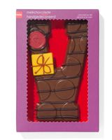 HEMA Handgedecoreerde Chocoladeletter Melk V 200gram
