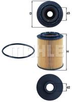 Oliefilter MAHLE, Diameter (mm)83mm, u.a. für VW, Ford, Mercedes-Benz, Jeep, Audi, Porsche