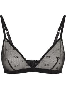 Dolce & Gabbana soutien-gorge en tulle - Noir