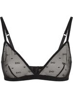 Dolce & Gabbana soutien-gorge en tulle - Noir