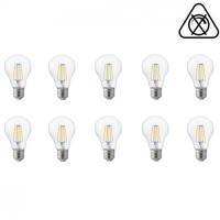 LED Lamp 10 Pack - Filament - E27 Fitting - 6W - Warm Wit 2700K