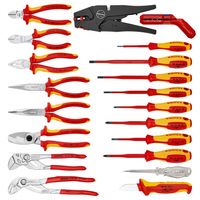 Knipex Gereedschapskoffer (met inhoud) 20-delig Electricien (b x h x d) 480 x 175 x 370 mm - thumbnail