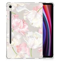 Samsung Galaxy Tab S9 Siliconen Hoesje Lovely Flowers - thumbnail