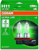 OSRAM ULTRA LIFE, H11, halogeen koplamplampen, Hangende vouwdoos (2 lampen)