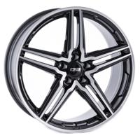 CMS WHEELS C29 Zwart gepolijst