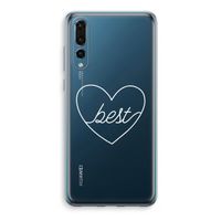 Best heart pastel: Huawei P20 Pro Transparant Hoesje