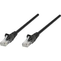 Intellinet 343794 RJ45 Netwerkkabel, patchkabel CAT 6 U/UTP 10.00 m Zwart 1 stuk(s) - thumbnail