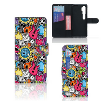 Xiaomi Mi Note 10 Pro Wallet Case met Pasjes Punk Rock