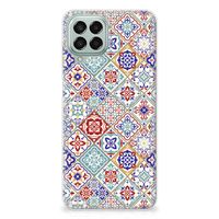 Samsung Galaxy M33 TPU Siliconen Hoesje Tiles Color - thumbnail