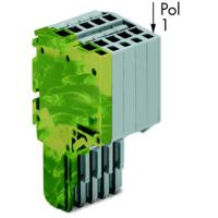 WAGO 2020-211/000-037 Connector, female Groen, Geel, Grijs 20 stuk(s)