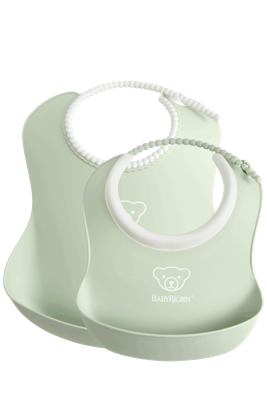 BabyBjörn Slabbenset groot en klein Pastelgroen