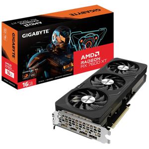 Gigabyte AMD Radeon RX 7600 XT Videokaart GAMING OC 16 GB GDDR6-RAM PCIe x16 HDMI, DisplayPort RGB-verlichting , Overclocked