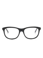 Gucci Eyewear lunettes de vue rectangulaires à plaque logo - Noir - thumbnail