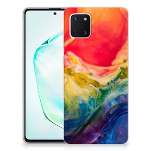 Hoesje maken Samsung Galaxy Note 10 Lite Watercolor Dark