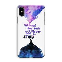 Stars quote: iPhone XS Max Volledig Geprint Hoesje