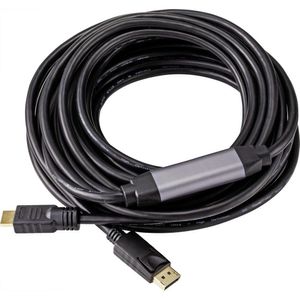 Renkforce RF-4581868 DisplayPort-kabel DisplayPort / HDMI Adapterkabel DisplayPort-stekker, HDMI-A-stekker 7.50 m Zwart