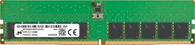 Micron MTC20C2085S1EC48BR Werkgeheugenmodule voor PC Retail DDR5 32 GB 1 x 32 GB ECC 4800 MHz 288-pins DIMM CL40 MTC20C2085S1EC48BR