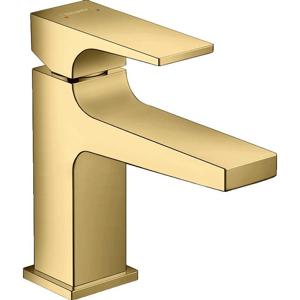 Hansgrohe Metropol toiletkraan 100 met push open waste met voorsprong vaste uitloop 12.7cm polished gold 32500990