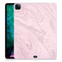 iPad Pro 12.9 (2020) | iPad Pro 12.9 (2021) Tablet Back Cover Marble Pink - Origineel Cadeau Vriendin - thumbnail