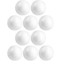 10x Hobby/DIY piepschuim bal/bol 4 cm