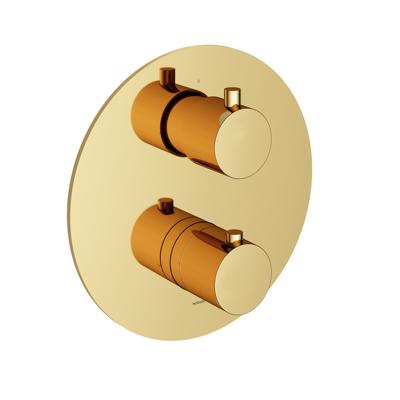 Hotbath Cobber Inbouw Thermostaat Afbouwdeel Gepolijst Messing PVD CB009 Hotbath Cobber Inbouw Thermostaat Afbouwdeel Gepolijst Messing PVD CB009