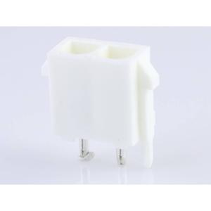 Molex 432550059 Male behuizing (board) Totaal aantal polen: 2 Rastermaat: 6.35 mm Inhoud: 1 stuk(s) Tray