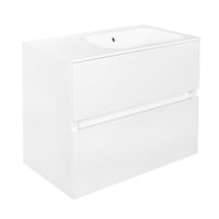 Best Design Onderkast Splash White Greeploos 80x56x47 cm 2 Softclose Laden Glans Wit