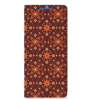 OPPO Reno 6 Pro Plus 5G Hoesje met Magneet Batik Brown