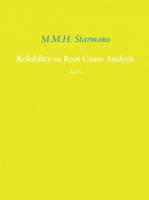 M.M.H.  Starmans Reliability en root cause analysis 6