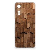 Bumper Hoesje voor OPPO A78 5G | A58 5G Wooden Cubes