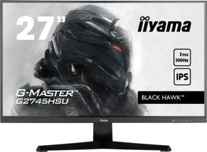 Iiyama G2745HSU-B1 Gaming monitor Energielabel E (A - G) 68.6 cm (27 inch) 1920 x 1080 Pixel 16:9 1 ms DisplayPort, HDMI, Hoofdtelefoon (2.5 mm jackplug), USB