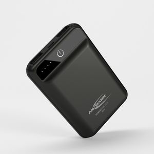 Ansmann Mini-powerbank | TÜV getest | 10.000 mAh | met 2 USB poorten en LED-ind. - 1700-0091 1700-0091