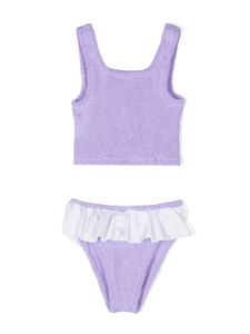 Hunza G Kids bikini Olive à volants - Violet