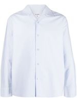 Filippa K chemise oxford à boutonnière - Bleu - thumbnail