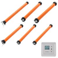 vidaXL 6-delige Buismotorenset met controller