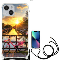 iPhone 14 Telefoonhoesje met valbescherming Amsterdamse Grachten - thumbnail