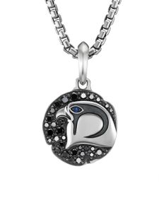 David Yurman pendentif Cairo Falcon en argent sterling serti de saphirs et de diamants