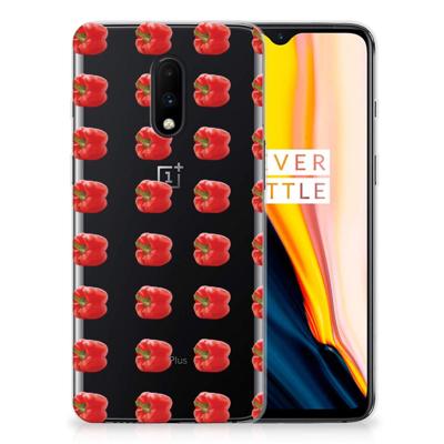 OnePlus 7 Siliconen Case Paprika Red OnePlus 7 Siliconen Case Paprika Red