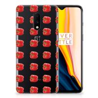 OnePlus 7 Siliconen Case Paprika Red