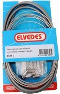 Elvedes Remkabelset 1700/2350 mm RVS zilver/grijs