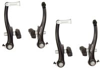 Saccon V-brake set voor en achter aluminium zwart - thumbnail